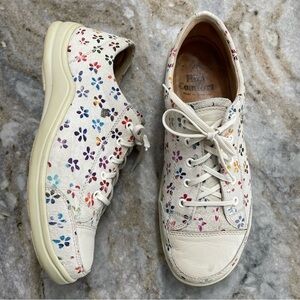 Finn Comfort Altea Sneakers Suede Leather Floral Made in Germany size 41